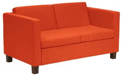 BOGA - 2 sedací souprava, koženka SK 4 - koženka oranžová